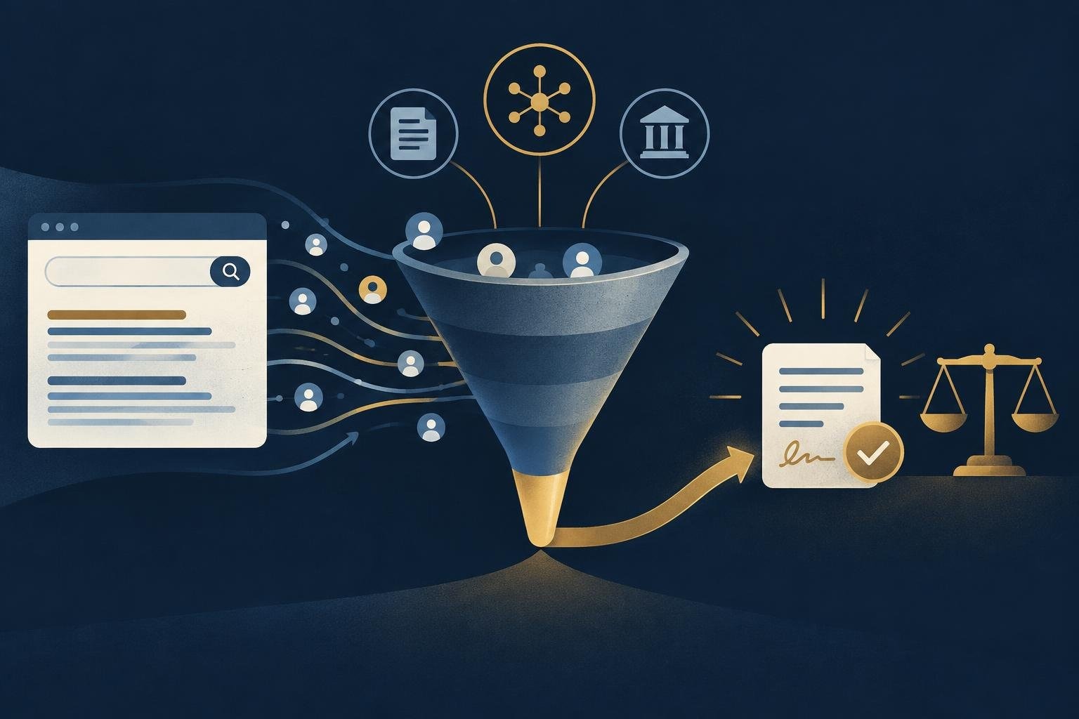 Semantic Funnel Optimization (SFO): How Personal Injury Websites Turn Search Traffic Into Signed Cases
